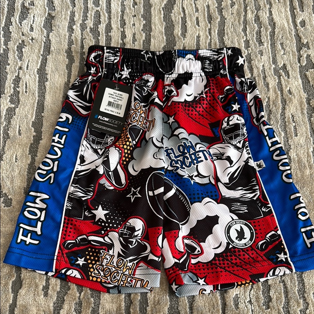 Flow Society Graphic Sports Shorts